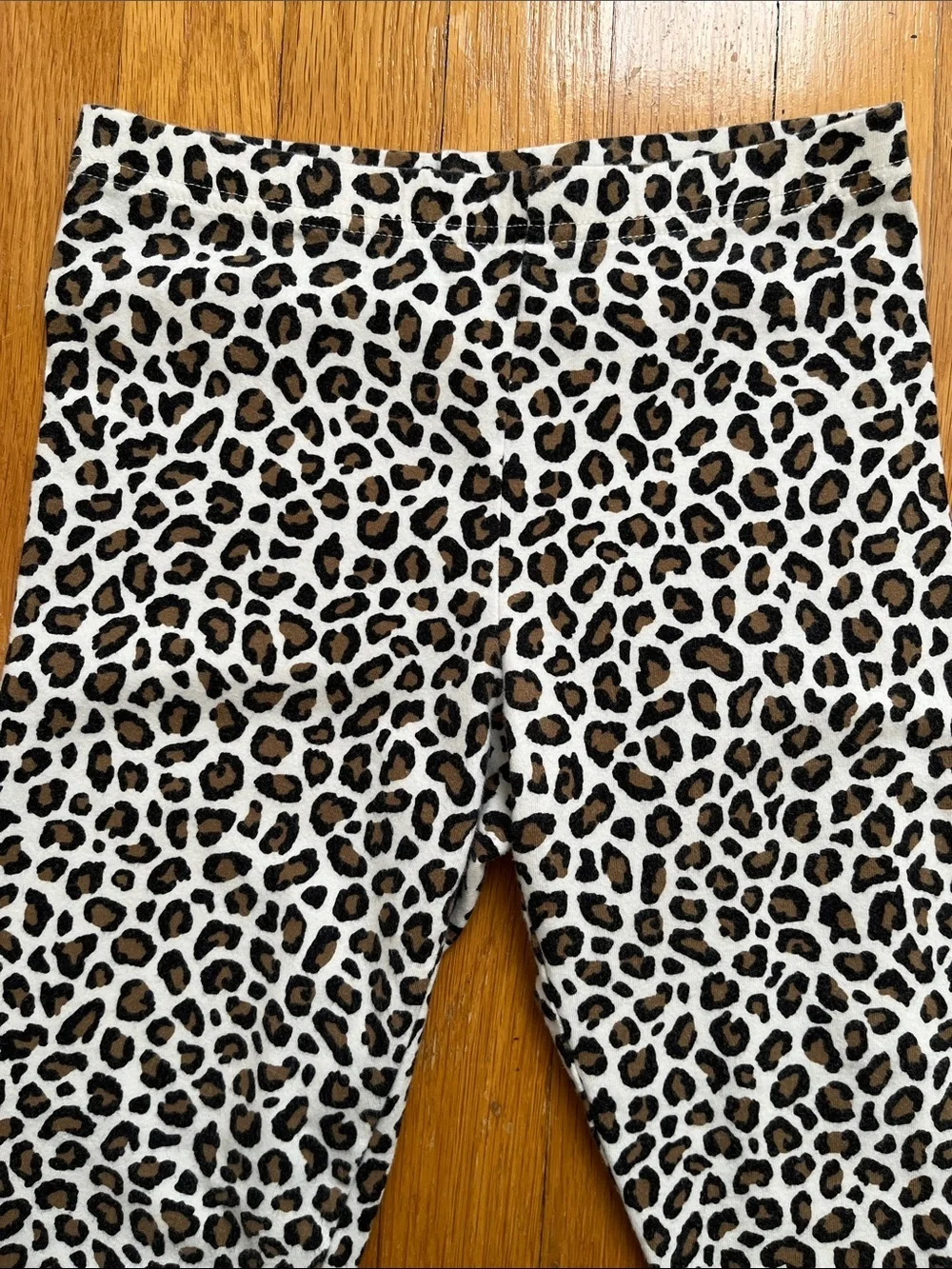 Old Navy Girls XL 14 - 16 Cotton Blend Leopard Print Leggings Stretch Pants